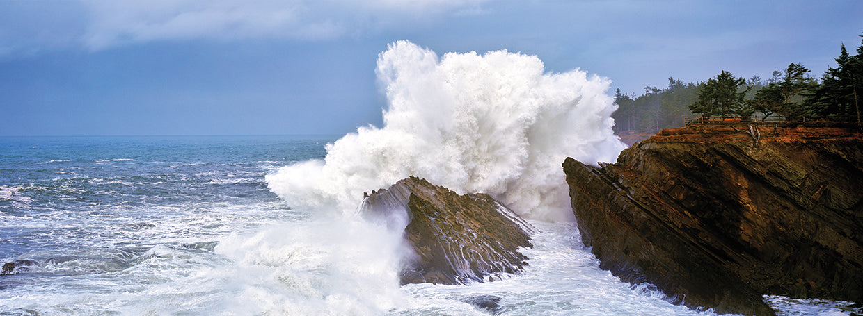 Choque costero de Oregon Lienzo