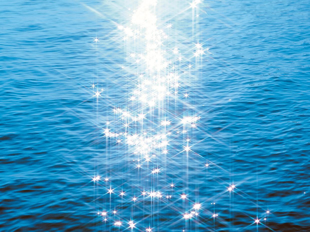 Azul brillante en el mar Lienzo