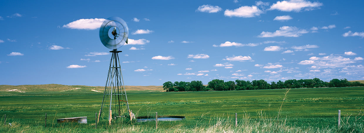 Molino de viento de la granja de Nebraska Lienzo