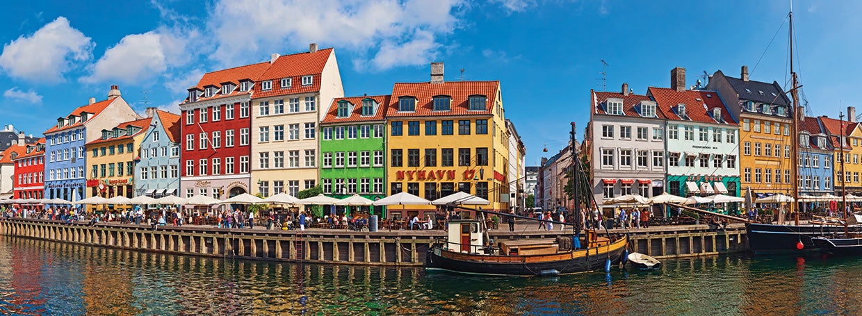 Colores del canal de Copenhague Lienzo