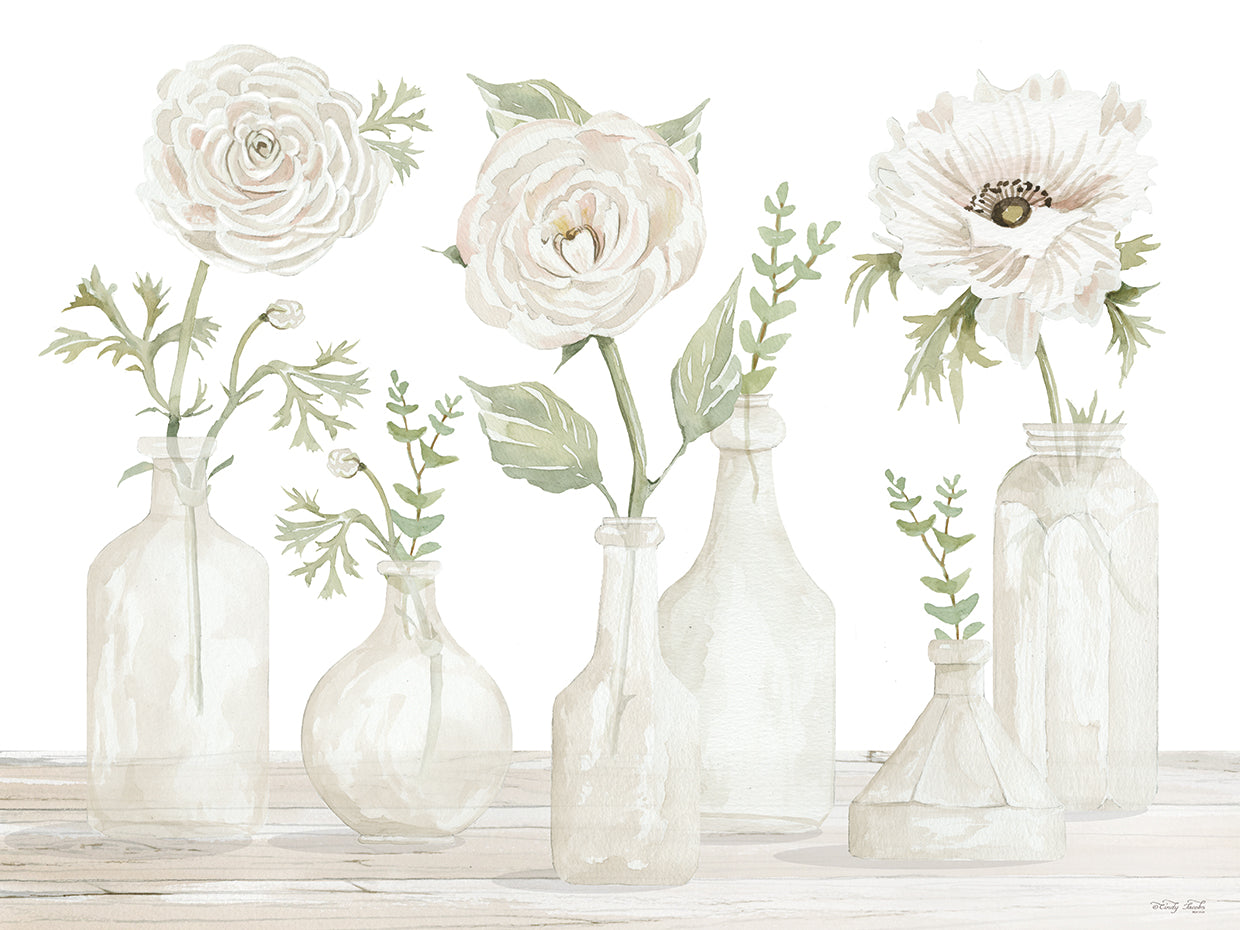 Bottles and Flowers II