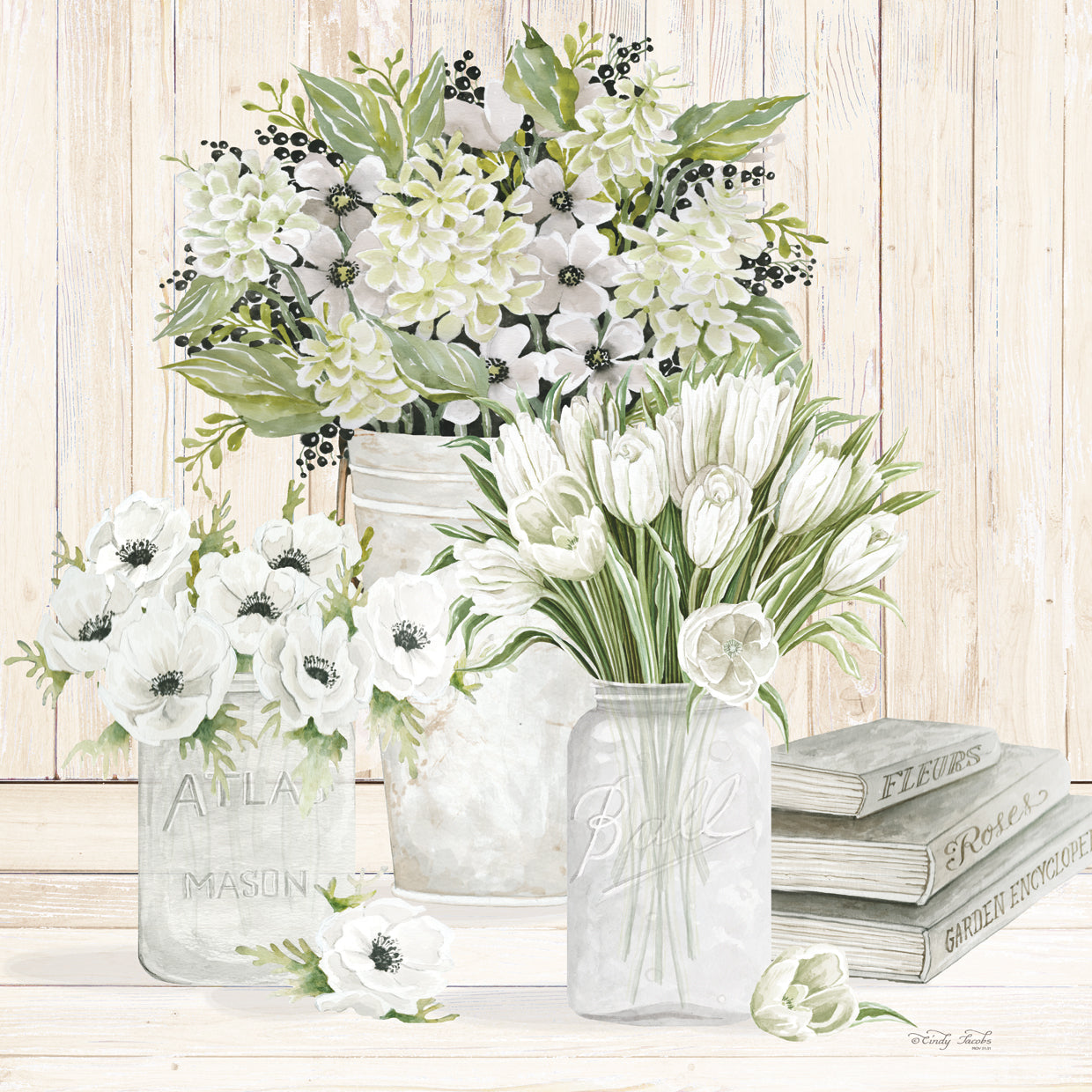 Collection of White Flowers