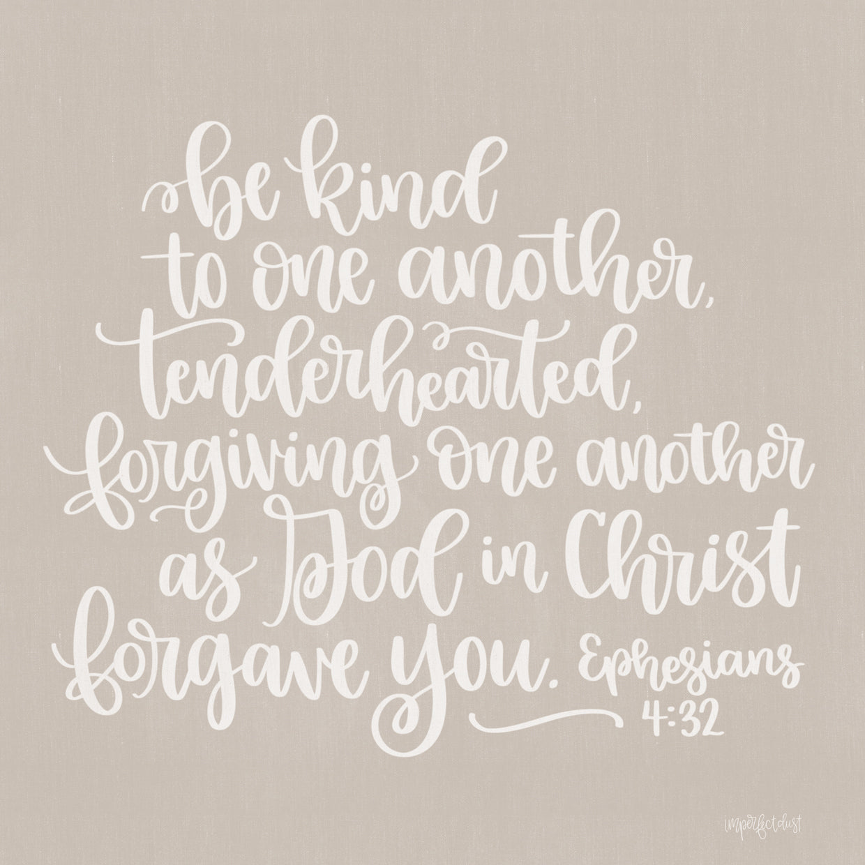 Be Kind to One Another