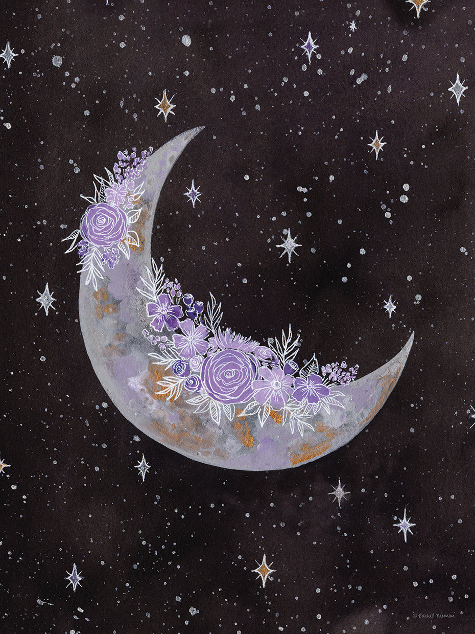 Purple Flowers on the Moon