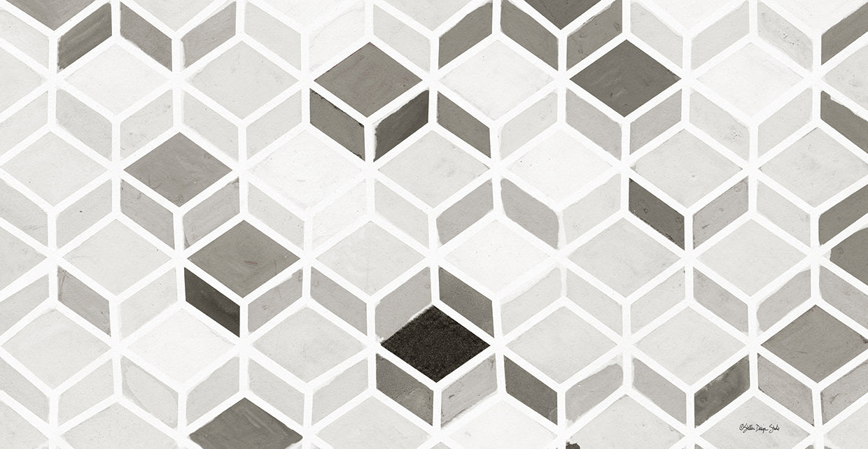 White and Gray Pattern