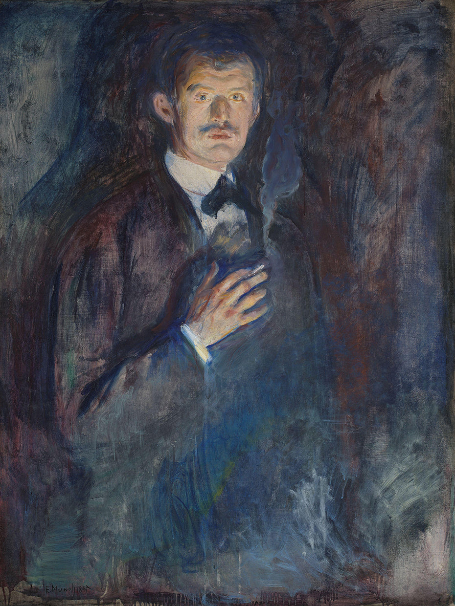 Self-Portrait with Cigarette (1895)