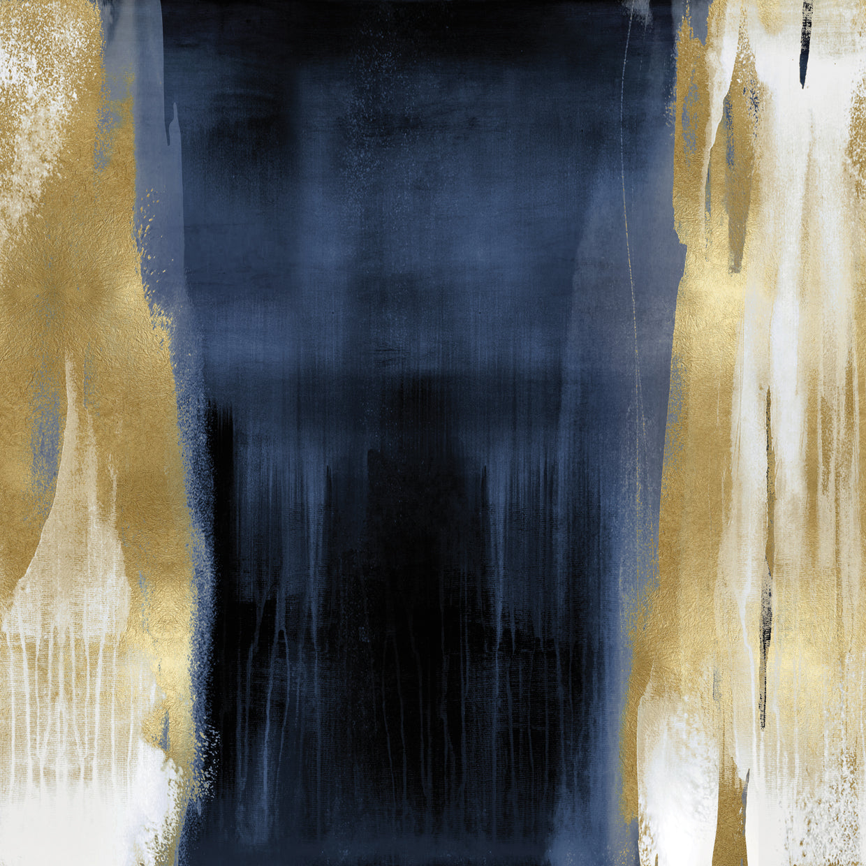 Free Fall Blue with Gold II
