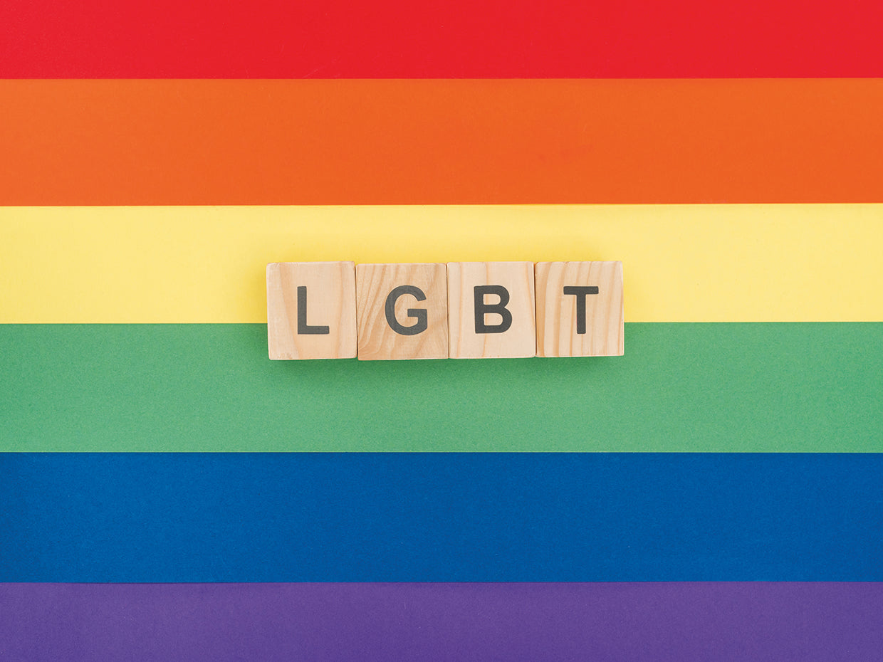 LGBT sobre el arcoiris Lienzo