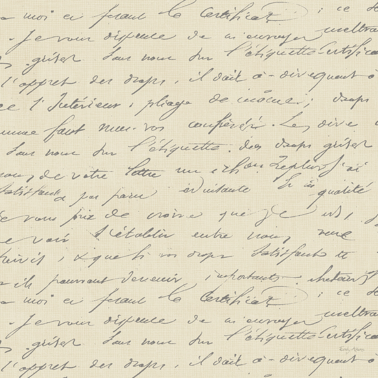 French Couture Pattern V