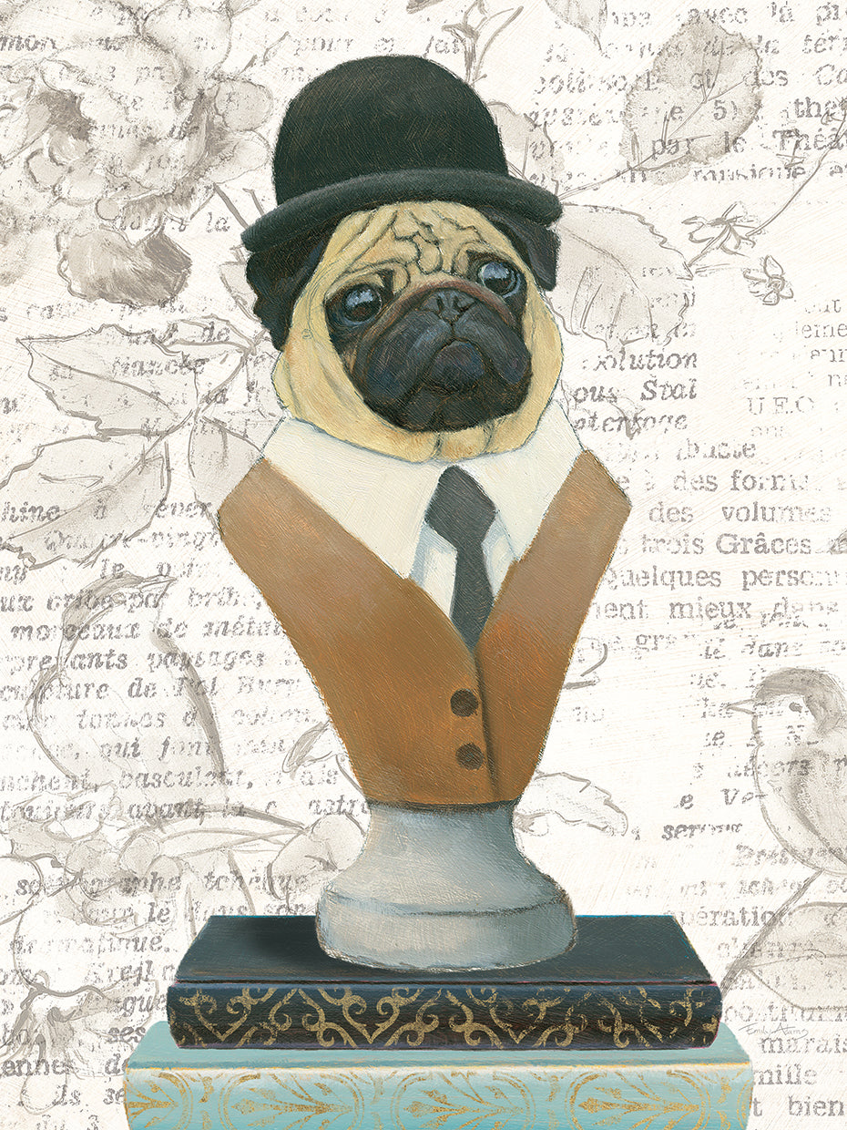 Canine Couture Newsprint III