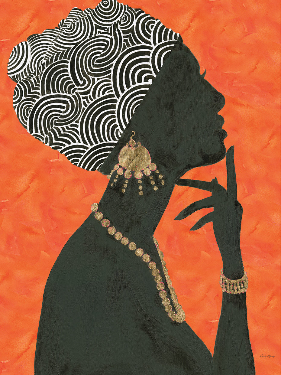 Graceful Majesty I Orange Crop