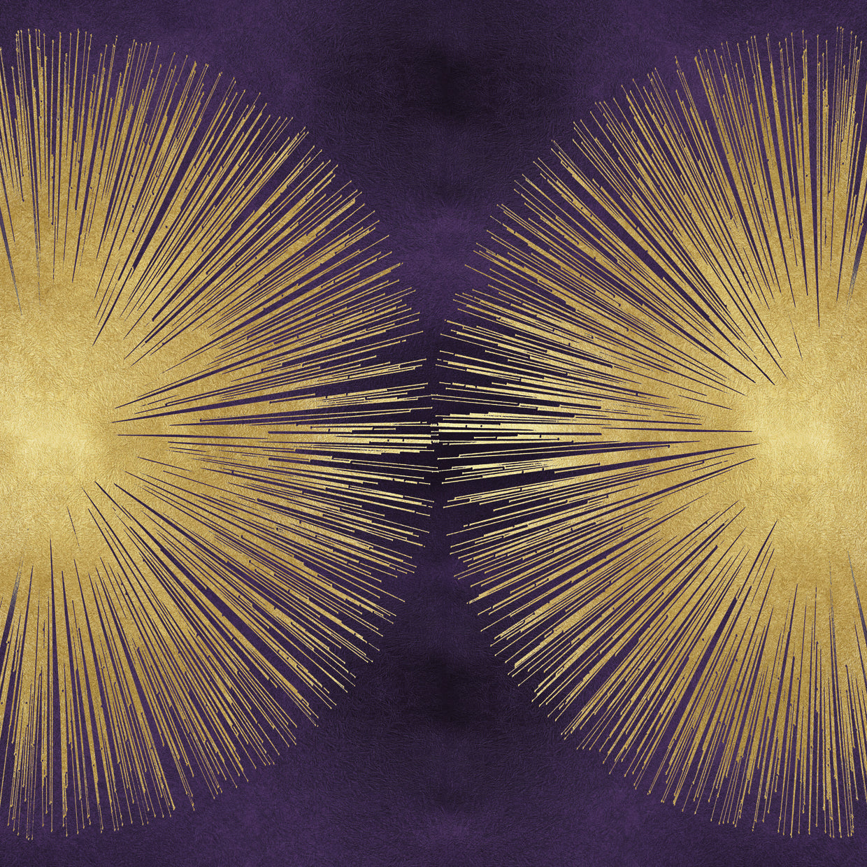 Sunburst Gold on Purple II