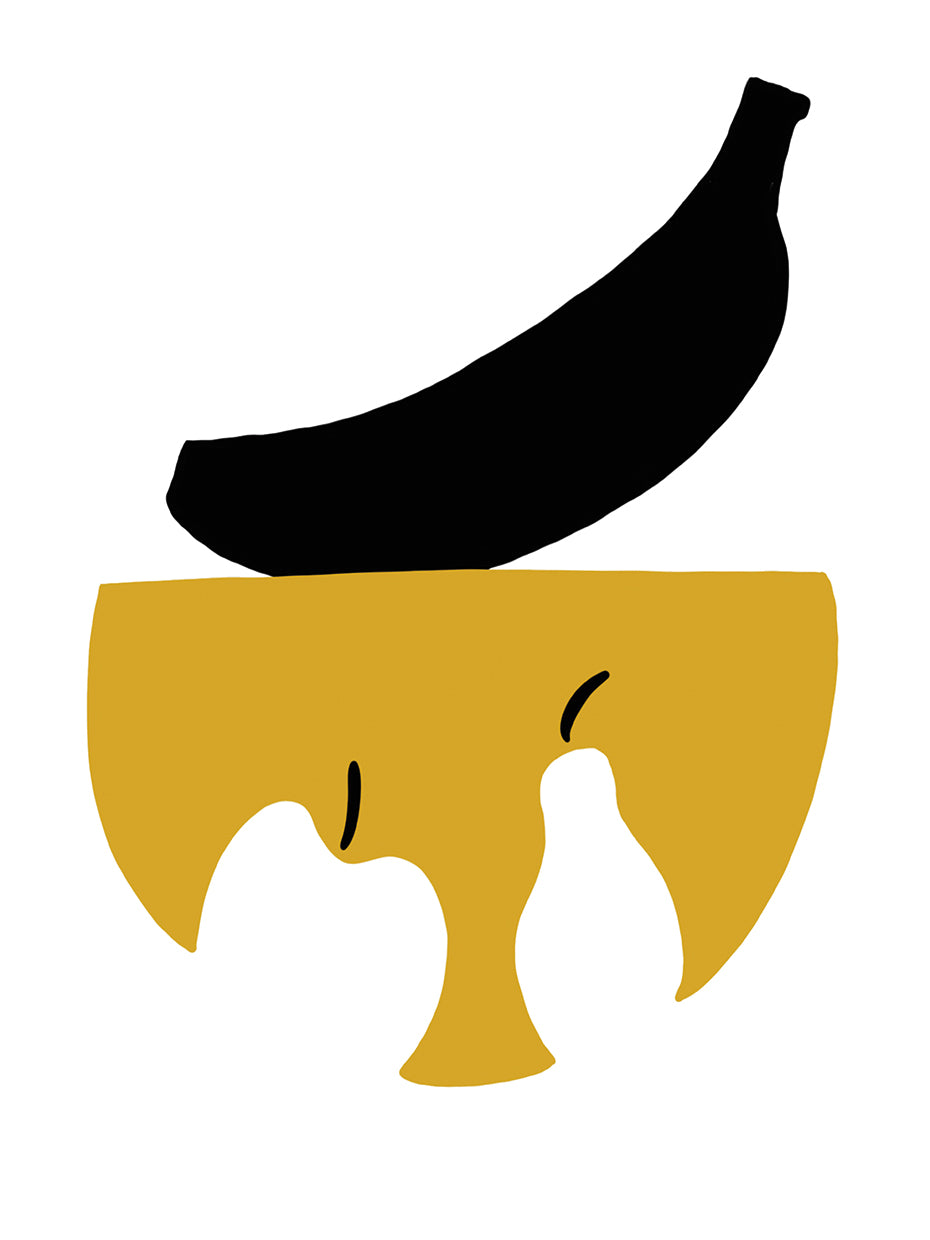 Still Life With Black Banana