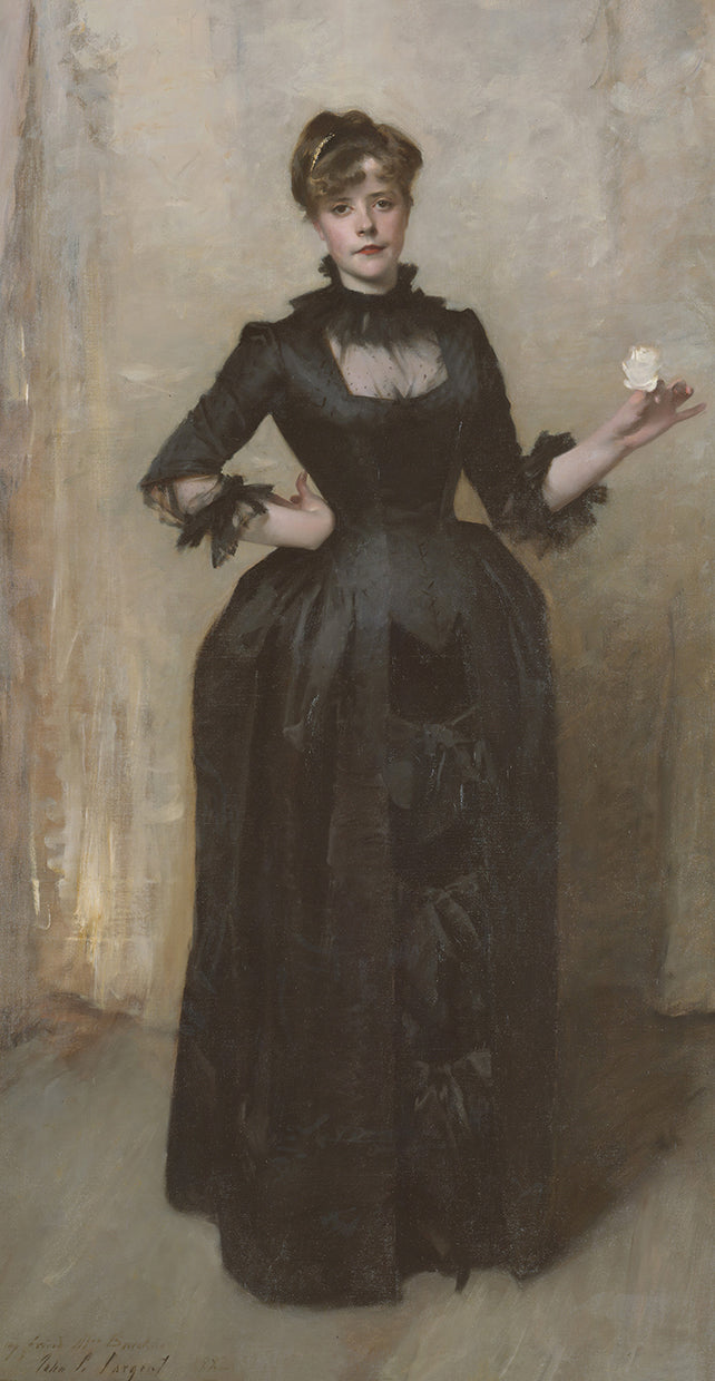 Lady With The Rose (Charlotte Louise Burckhardt) (1882)