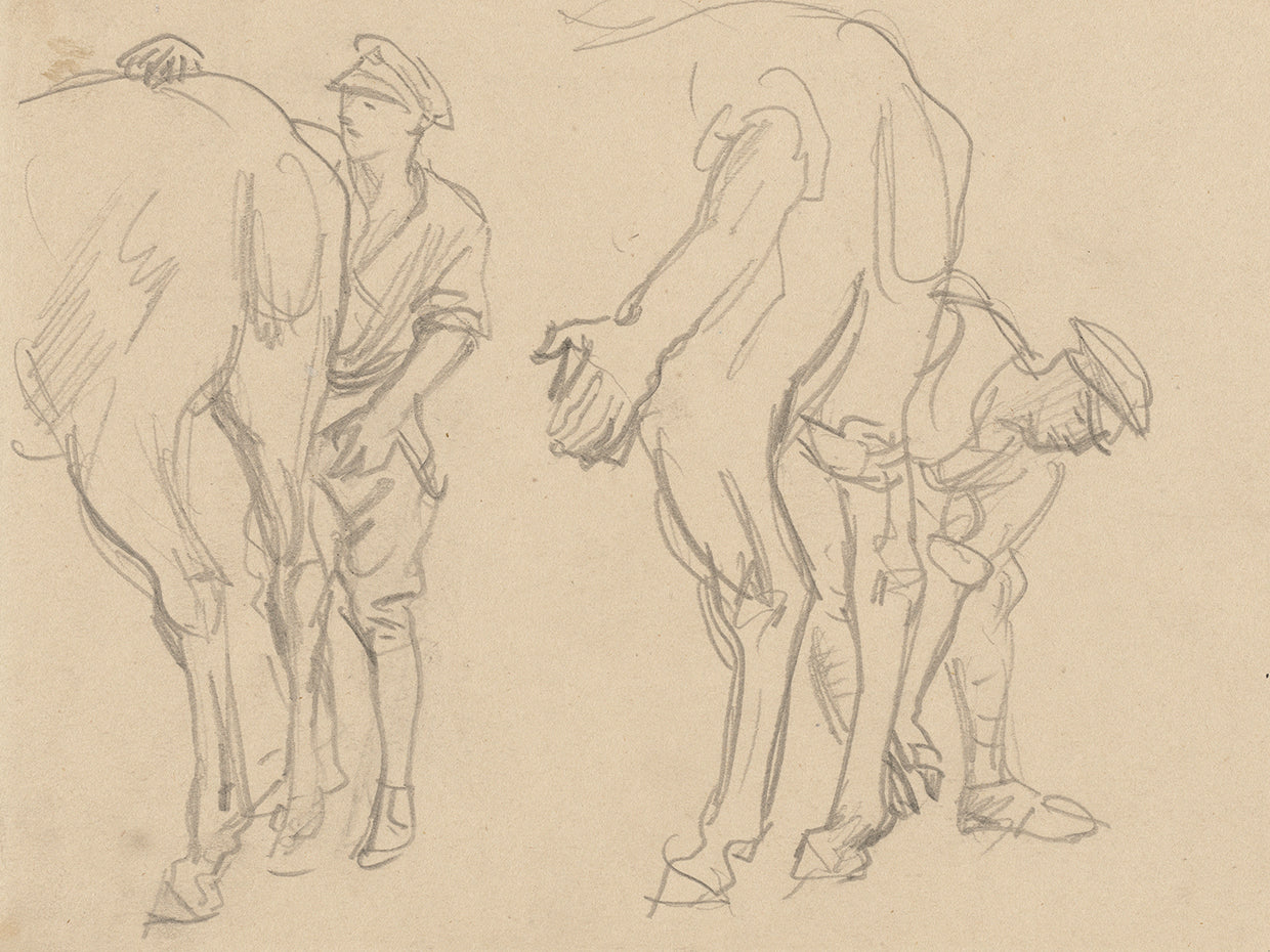 Studies for ‘Scots Grey’ (1918)