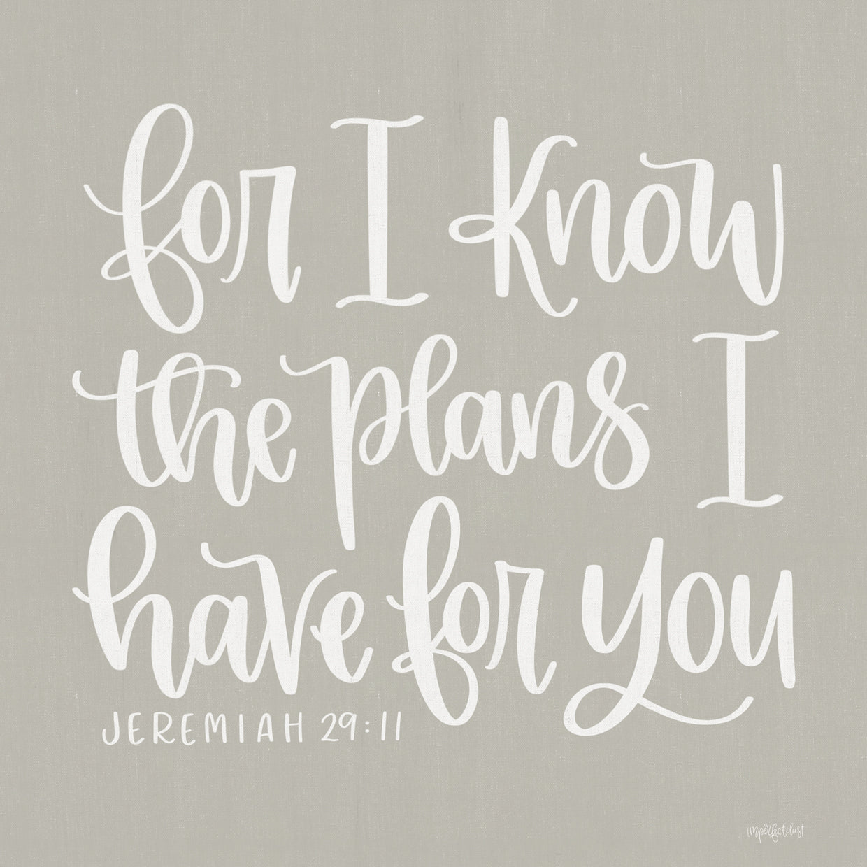 For I Know the Plans II