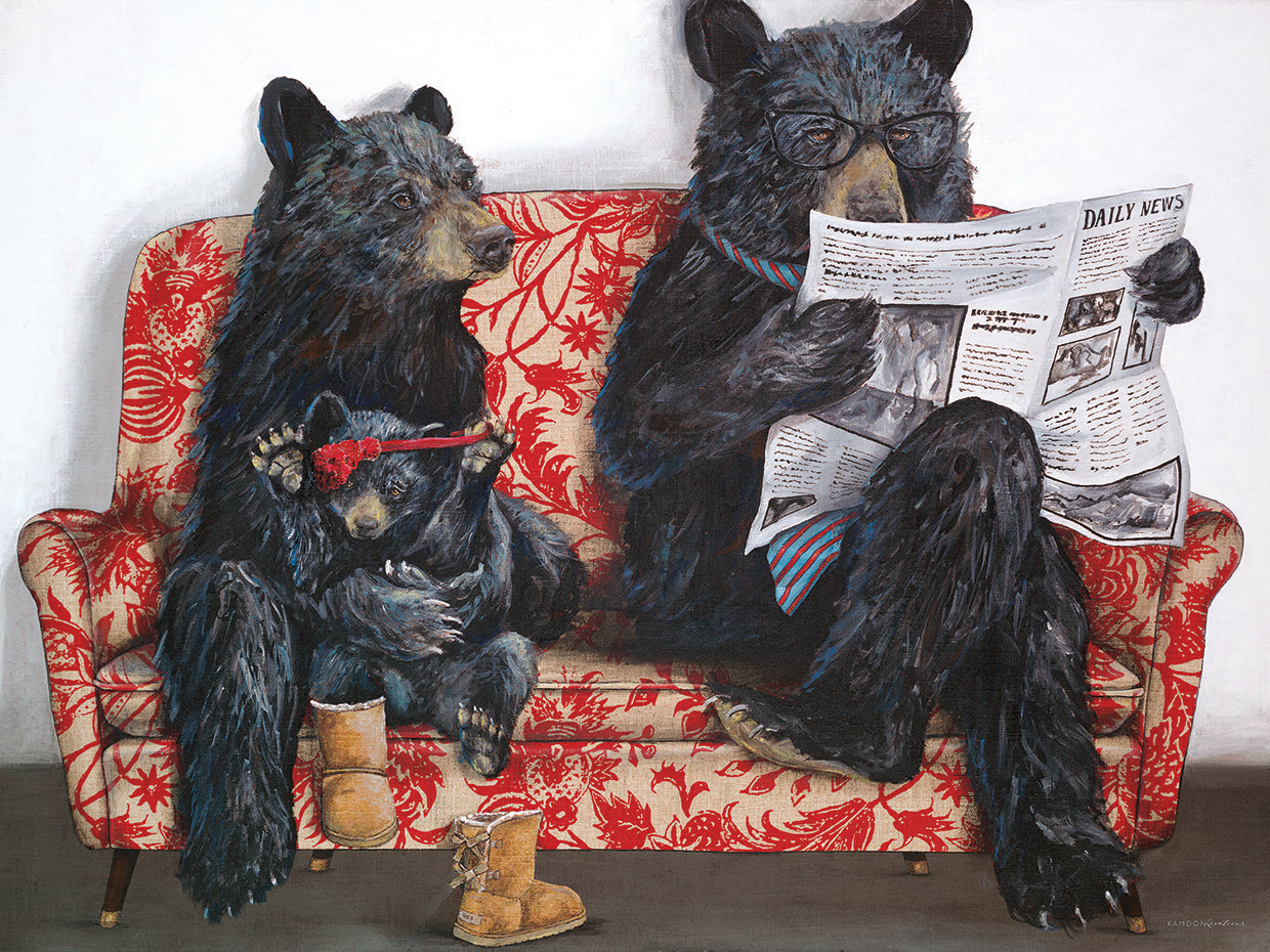 Presente Bear-ly Lienzo