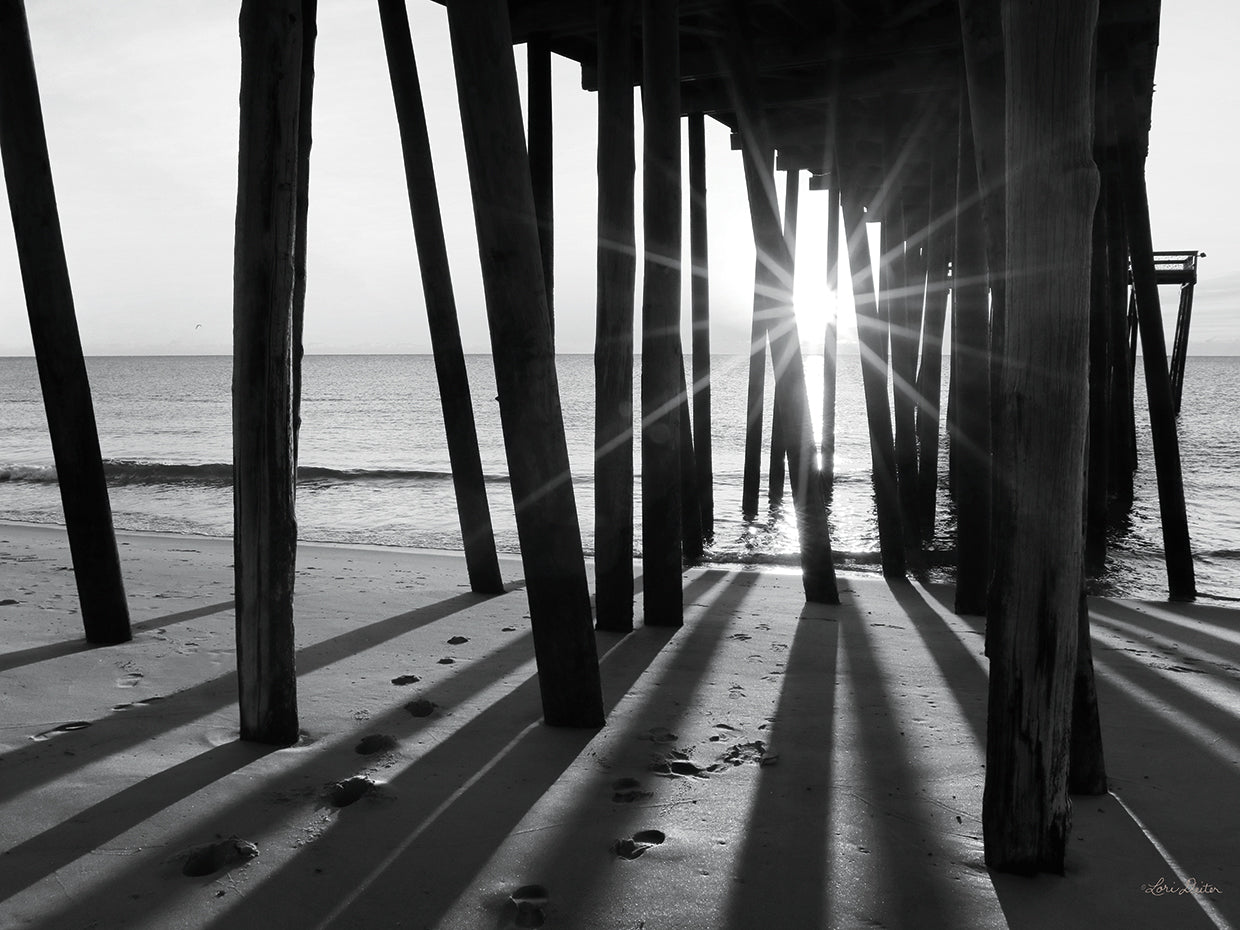 Amanecer en el muelle I Lienzo