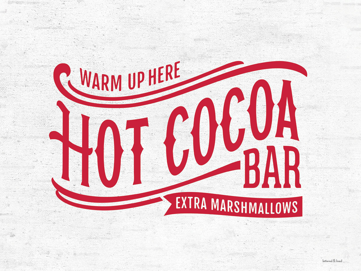 Barra de cacao caliente Lienzo