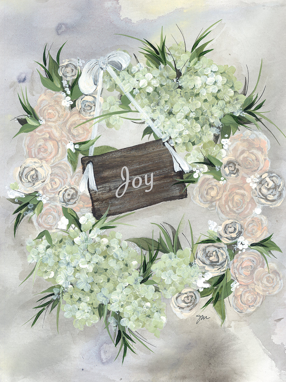 Hydrangea Wreath Pale Pink