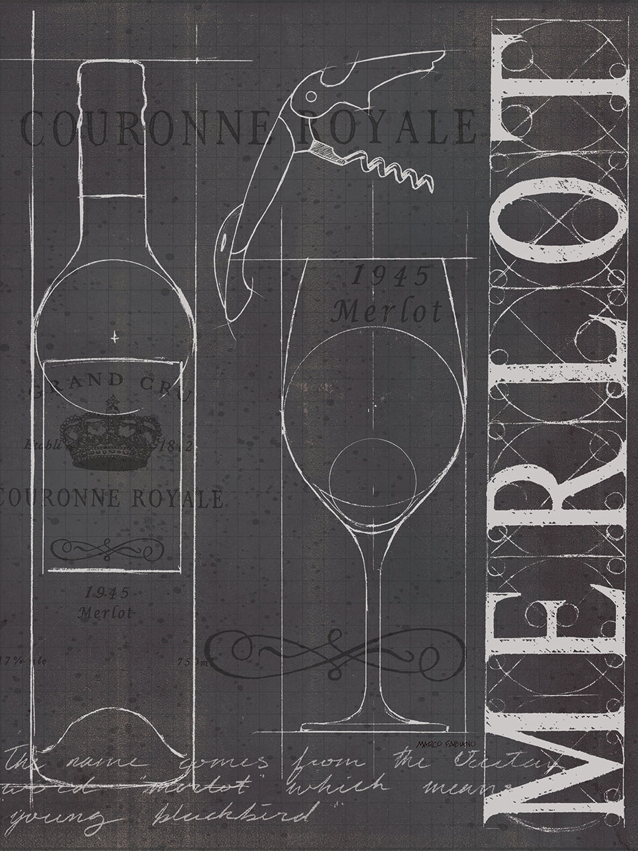 Wine Blueprint II v2 Charcoal