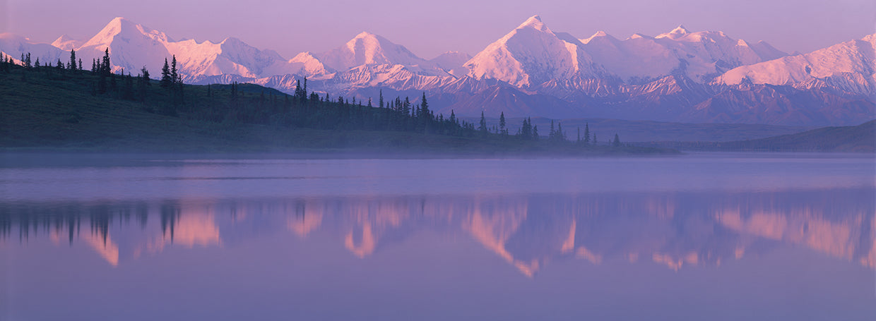 Anochecer Denali Lienzo