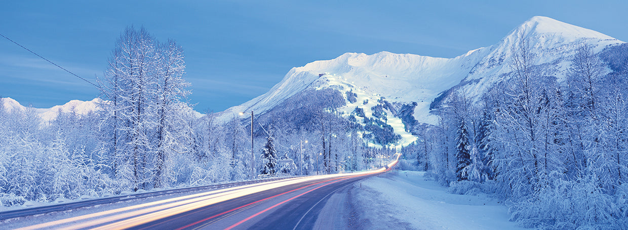 Carreteras congeladas, Alaska Lienzo