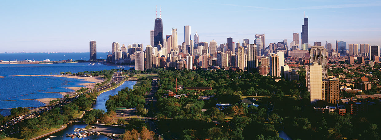 Por encima de Chicago Lienzo