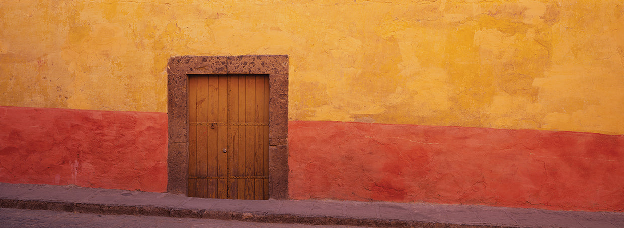Puerta colorida, Guanajuato Lienzo