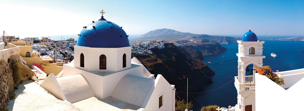Tejados de Santorini Lienzo