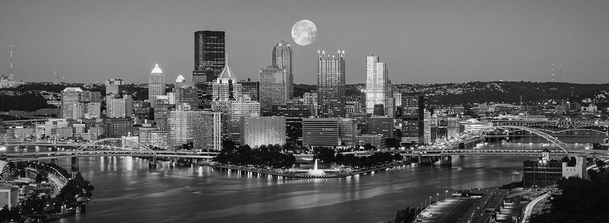 Moon over Pittsburgh