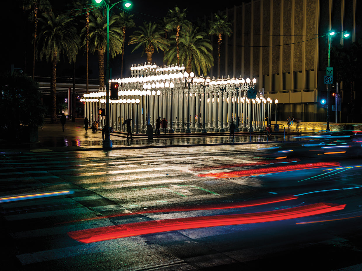 Luces urbanas LA Lienzo