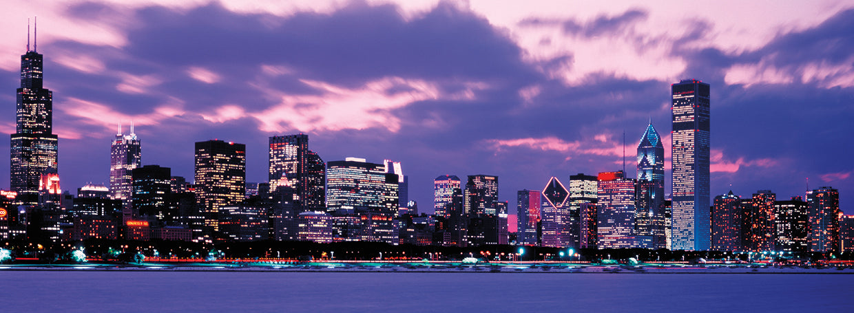 Purple Chicago Sunset
