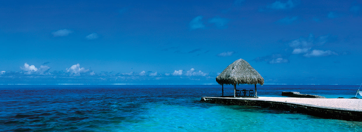Escena de la playa de Bora Bora Lienzo