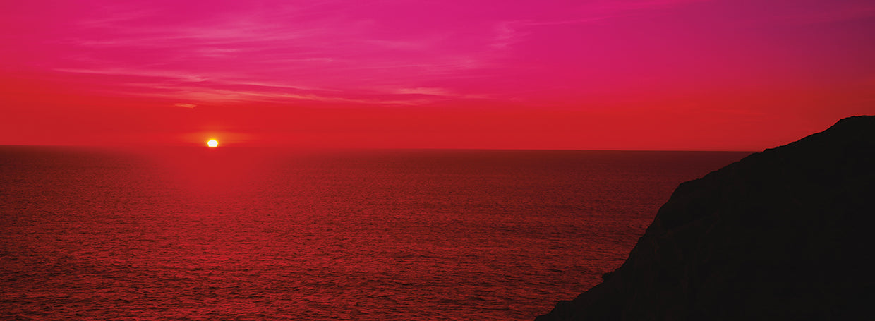 Red Ocean Sunset