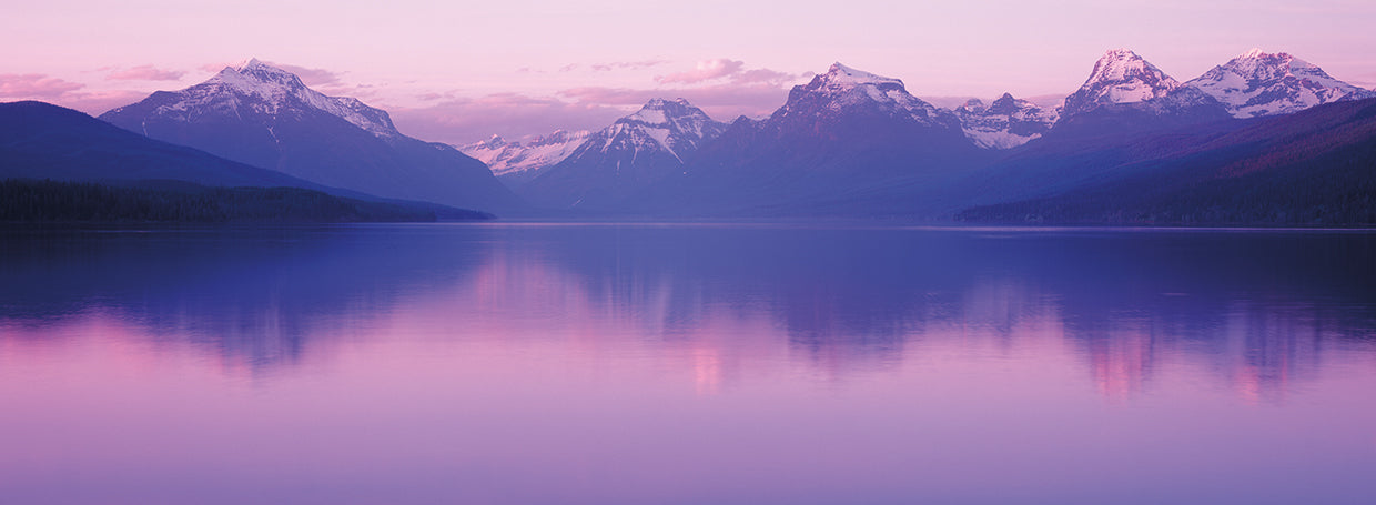 Amanecer sobre el lago Mcdonald Lienzo