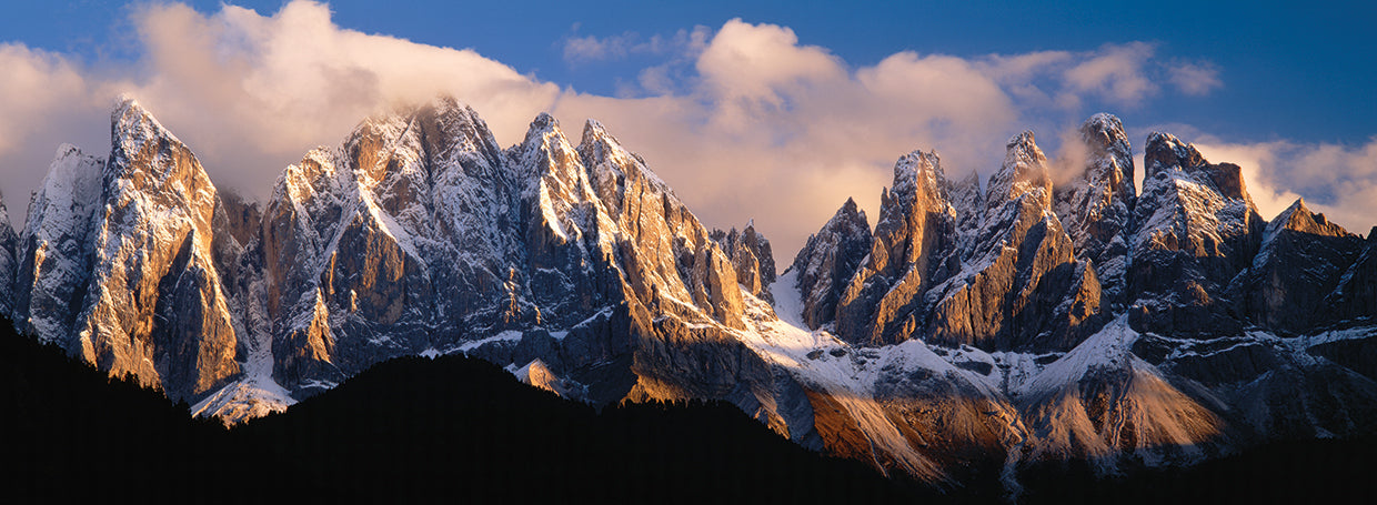 Dolomitas cubiertas de nieve Lienzo
