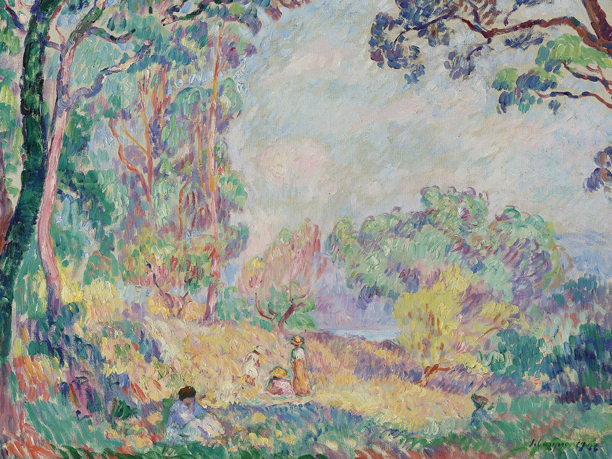 Jeunes Femmes Et Fillettes Dans Un Paysage (1906)