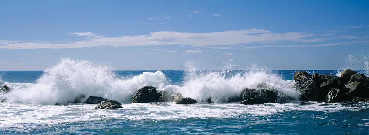 Olas en Liguria Lienzo