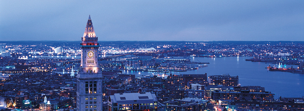 Boston al anochecer Lienzo