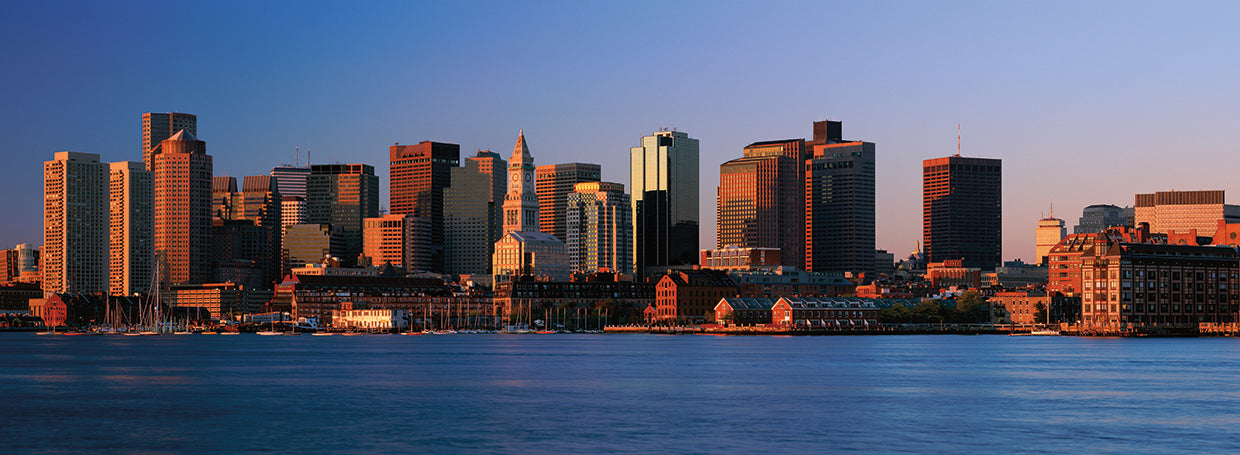 Amanecer sobre boston Lienzo