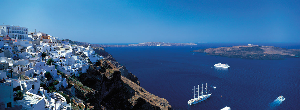 Aguas de Santorini Lienzo