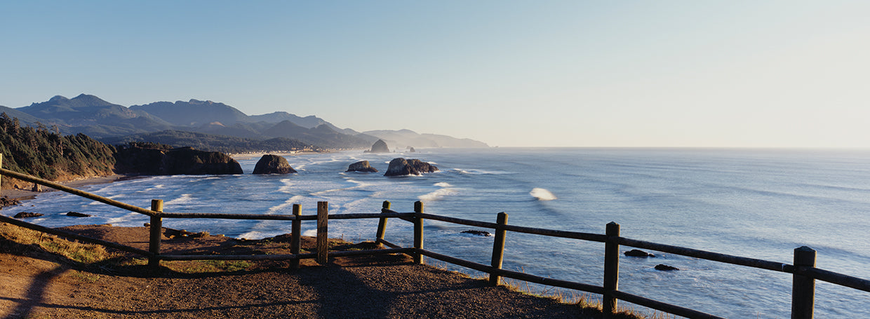 Barandilla de Cannon Beach Lienzo