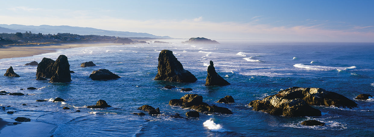 Pilas de mar en Oregon Lienzo