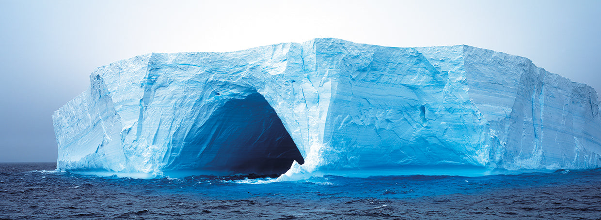 Tabular Iceberg Floating