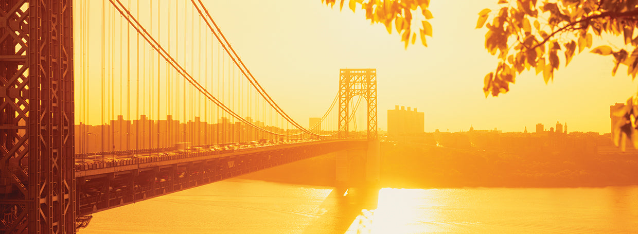 Golden George Washington Bridge