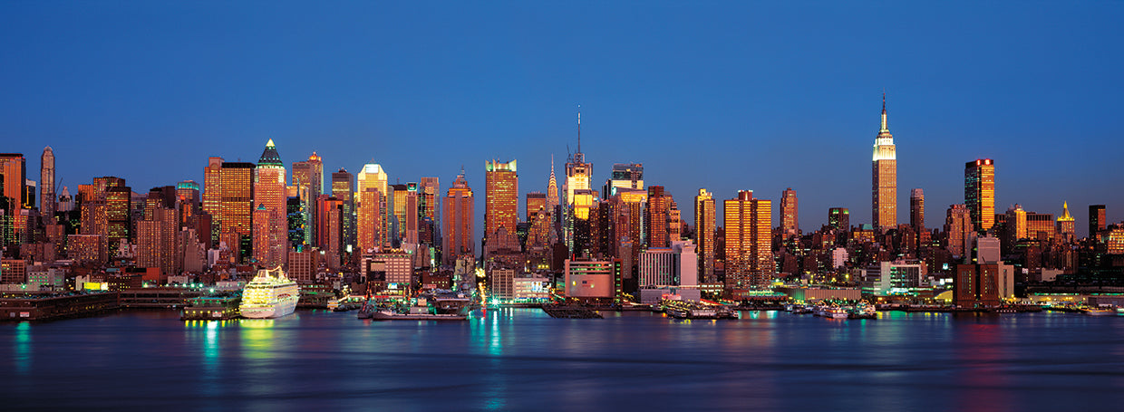 Colores del atardecer de Nueva York Lienzo