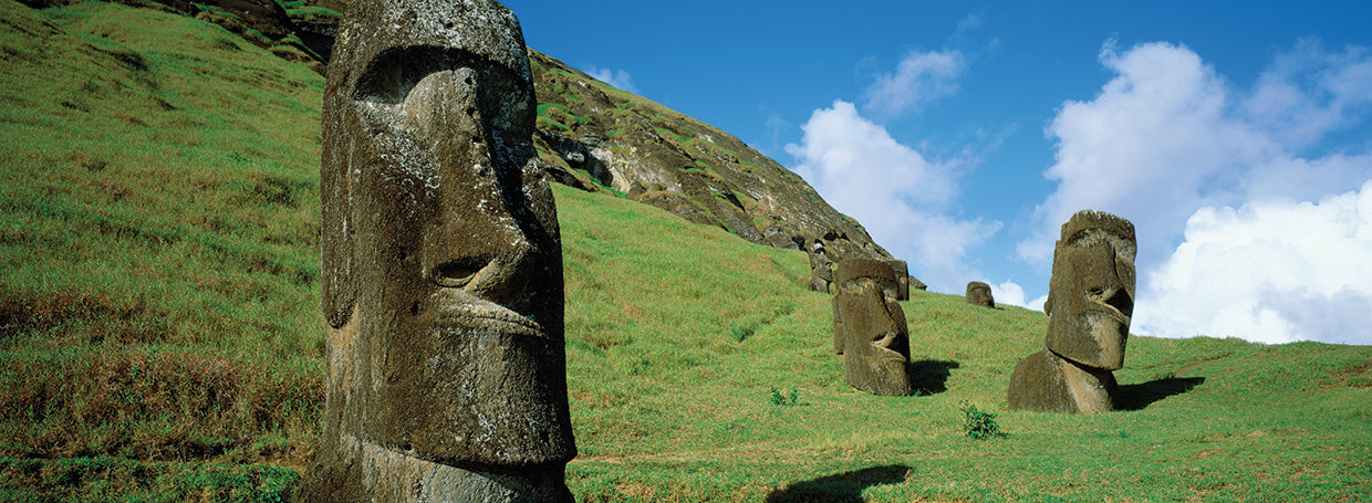 Cabezas de piedra de las Islas de Pascua Lienzo