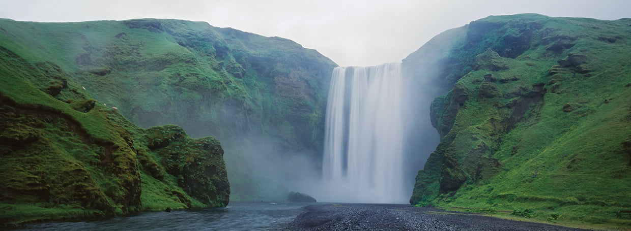 Cascada en Skogar, Islandia Lienzo
