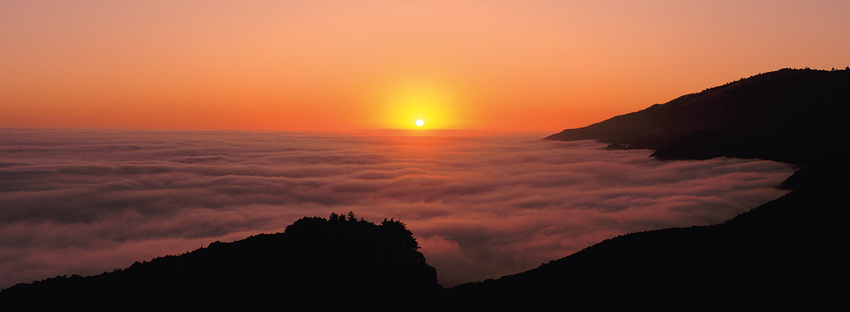 Big Sur Orange Sun